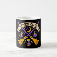 Coven Club Halloween Witch Night Sky