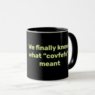 Mug Covfefe (icône coronavirus)