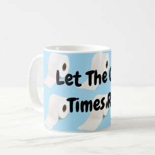 Mug Covid-19 Virus Toilet Papier bleu