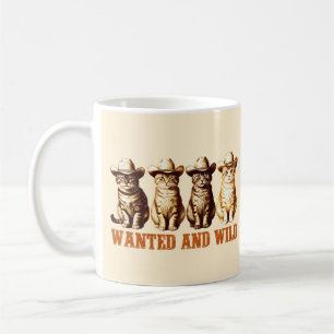 Mug Cowboy Cats Wild Western Kitty Graphic,