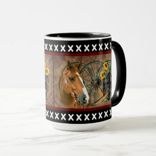 Mug Cowboy de Western Horse Cowboy Cowboy Hat Wagon Wh