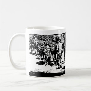Mug Cowboy et cheval Pays Western Rodeo Art