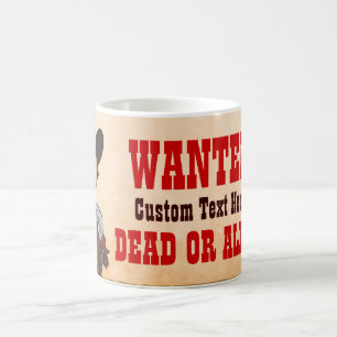 Mug Cowboy - Recherché mort ou vif