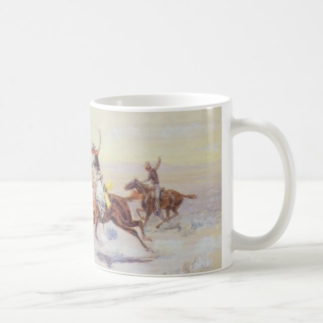 Mug Cowboys du Bar Triangle par CM Russell (Droite)
