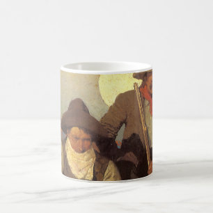 Mug Cowboys Vintage, L'Étape de la paie par NC Wyeth