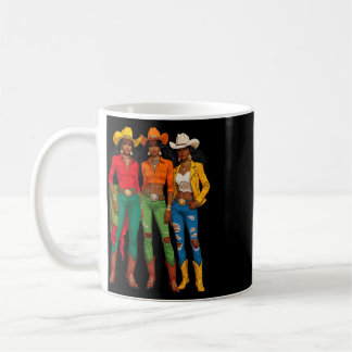 Mug Cowgirl noire Rodeo occidental Country Femmes June