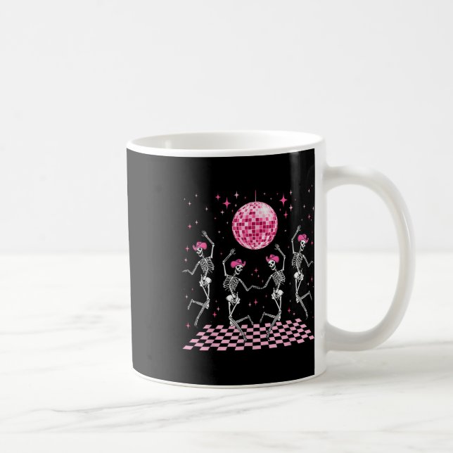 Mug Cowgirl Western Dansant Danseuse Skeletons Et Disc (Droite)
