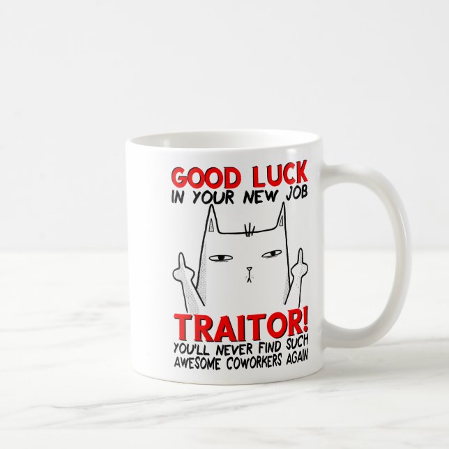 Mug Coworker Leaving, Quitting Going Away, Job Change, (Droite)