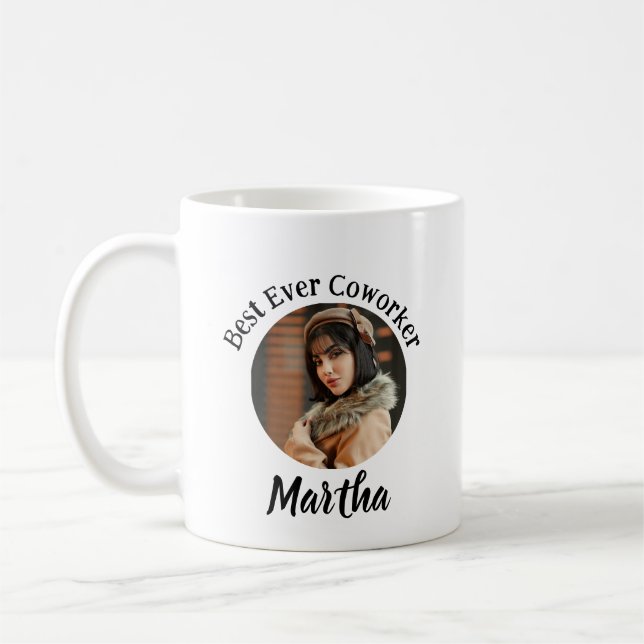 Mug Coworker personnalisé | Photo (Gauche)