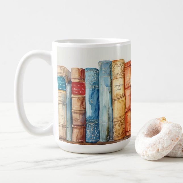 Mug Cozy Book Lover Gift (Avec donut)