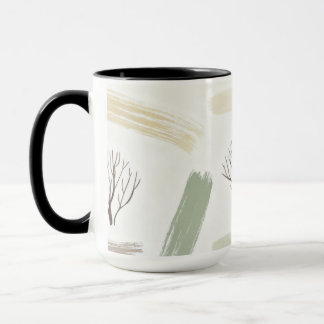 Mug Cozy Minimal Winter Aesthetic Pattern