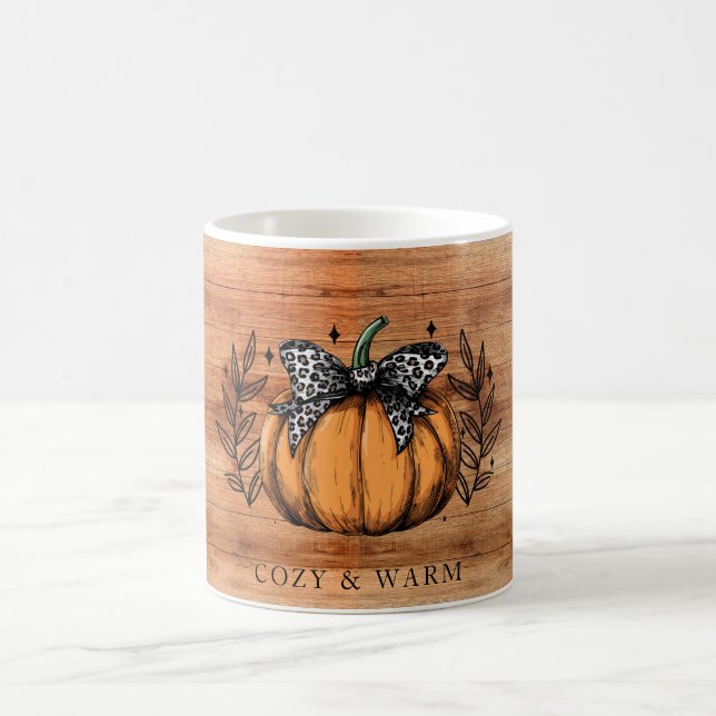 Mug Cozy & Warm Fall Pumpkin  (Centre)