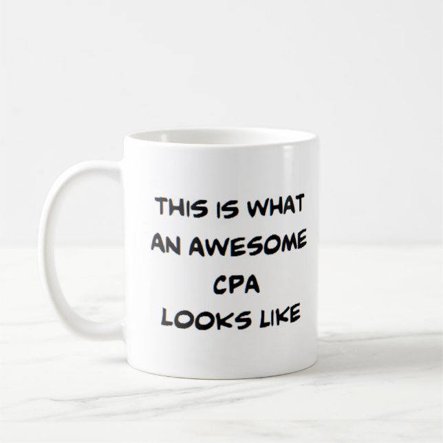 Mug cpa, génial (Gauche)