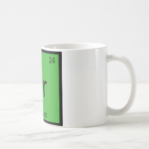 Mug Cr - Tableau Périodique de Chimie des Sports de Cr