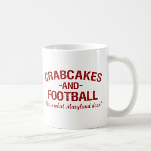 Mug Crabcakes et football