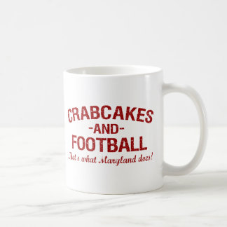 Mug Crabcakes et football