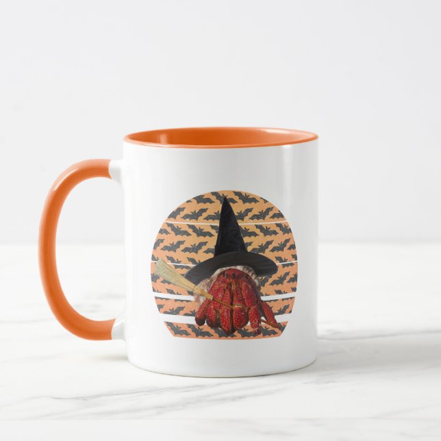 Mug Crabe à sorcières Amusant Halloween Hermite Crabe  (Gauche)