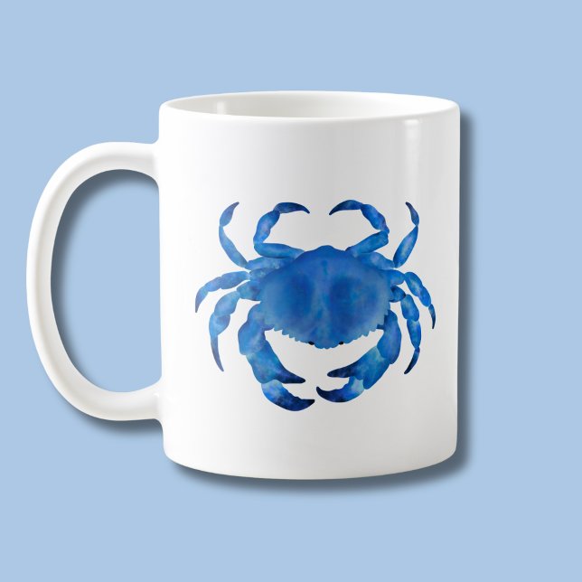 Mug Crabe bleu (Bue crab coastal crustacean mug)