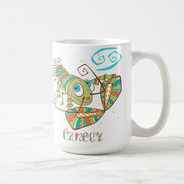 Mug Crabe cancéreuse mignonne (Droite)