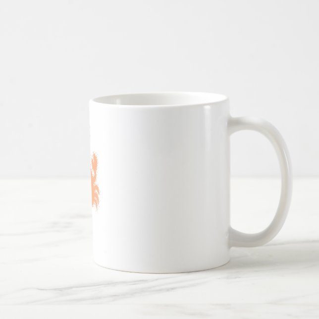 Mug Crabe caricaturale orange (Droite)
