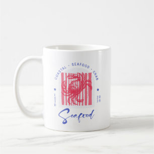 Mug Crabe de Côte Rose Boîte en Verre