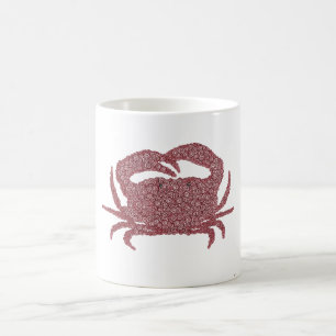 Mug Crabe fait de cercles