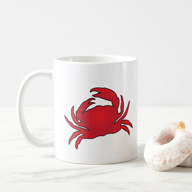 Mug Crabe rouge (Avec donut)