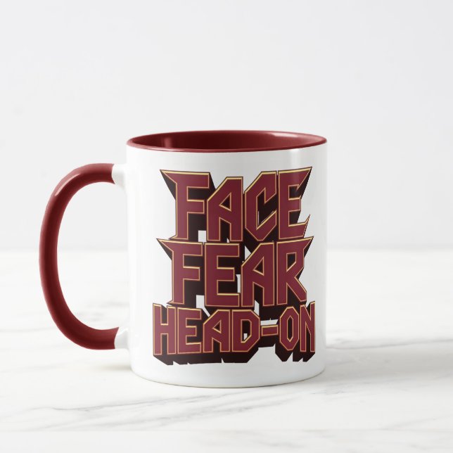 Mug Crainte frontale (Gauche)