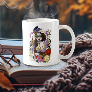Mug Crâne à sucre Steampunk