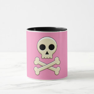 Mug Crâne avec os