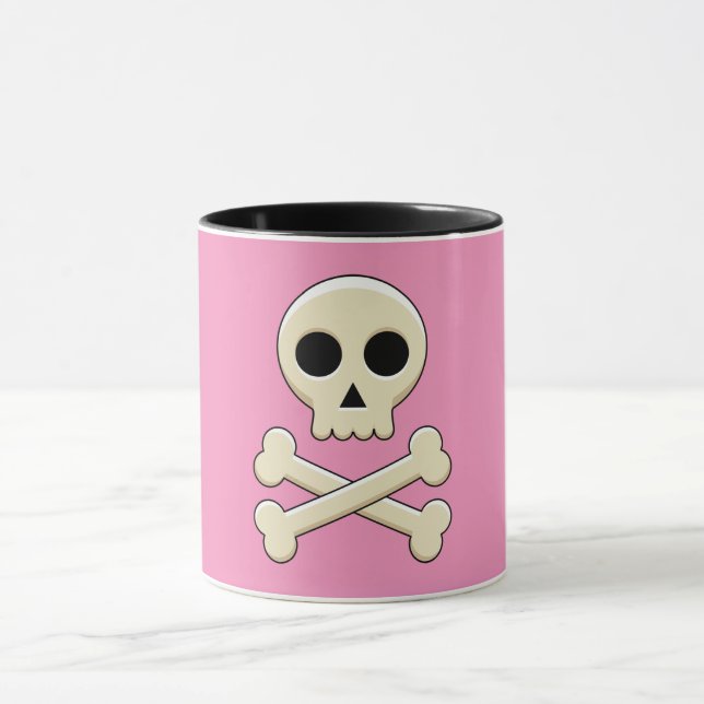 Mug Crâne avec os (Centre)