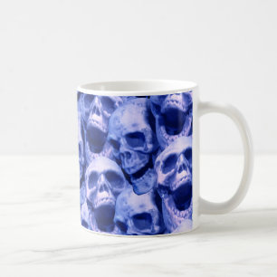 Mug Crâne bleu foncé