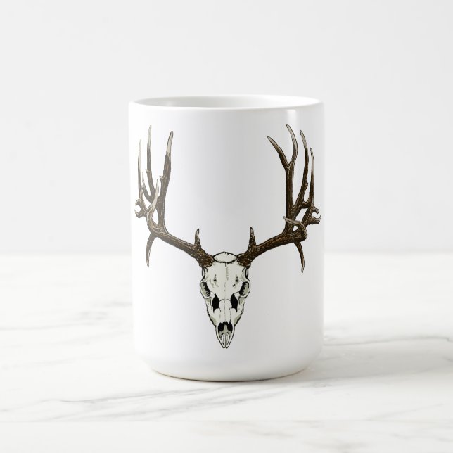 Mug Crâne de cerfs communs de mule (Centre)