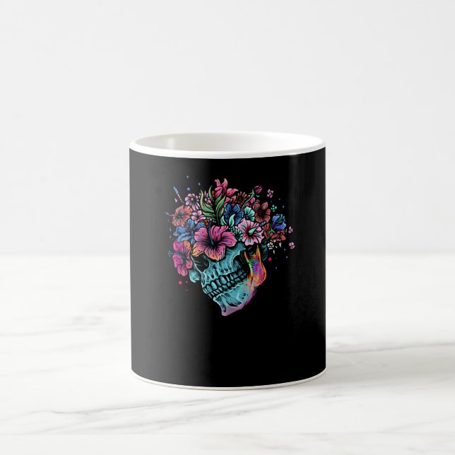 Mug Crâne de fleurs (Centre)