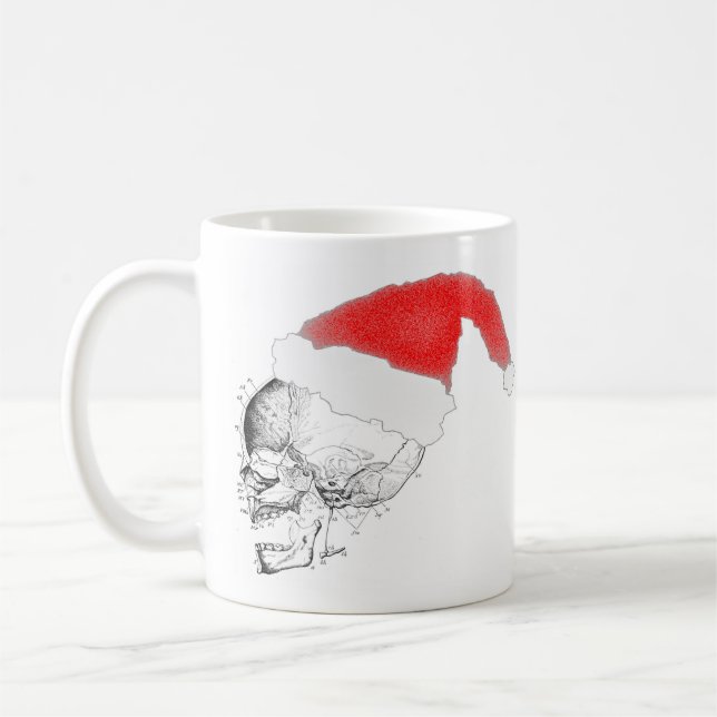 Mug Crâne de Noël (Gauche)