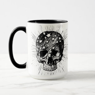 Mug Crâne et étoiles II
