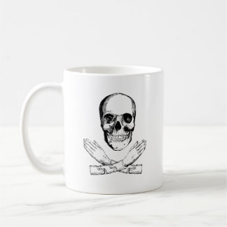 Mug Crâne et mains mécaniques