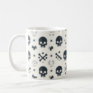 Mug Crâne et os croisés