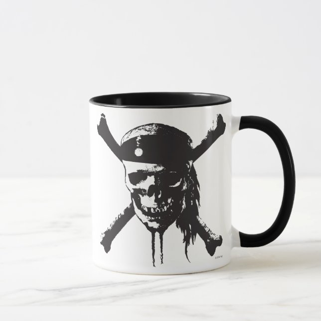 Mug Crâne et os croisés Disney (Droite)