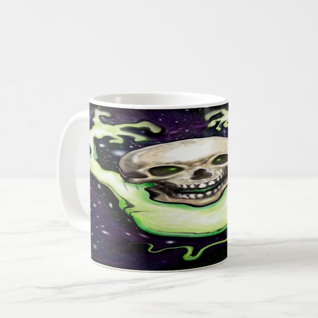 Mug Crâne glacé (Devant gauche)