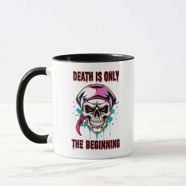 Mug Crâne guerrier de la vengeance : Jour des morts (Gauche)