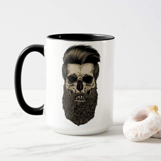 Mug Crâne hérissé (Avec donut)