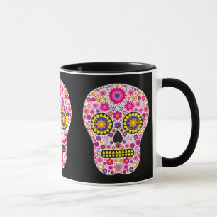 Mug Crâne mexicain rose de sucre