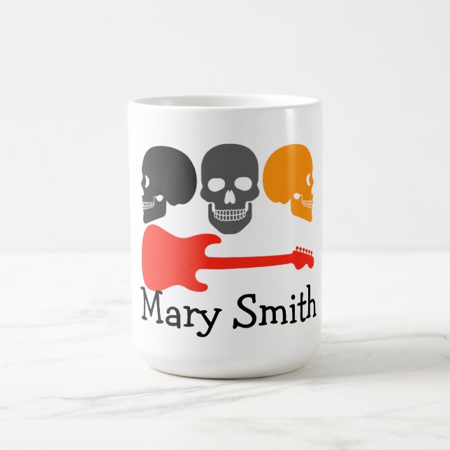 Mug Crânes et guitare (Centre)