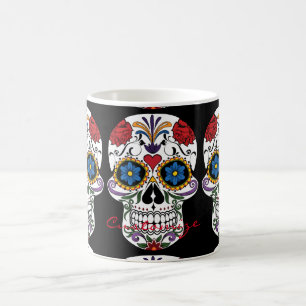 Mug Crânes humains décorés Art Thunder_Cove