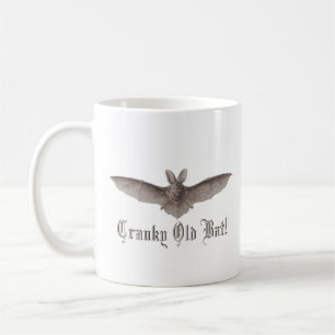 Mug Cranky Old Bat Drôle Humour Batty pour les femmes 
