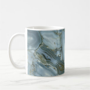 Mug Craqué gris gris vert bleu marbre texture