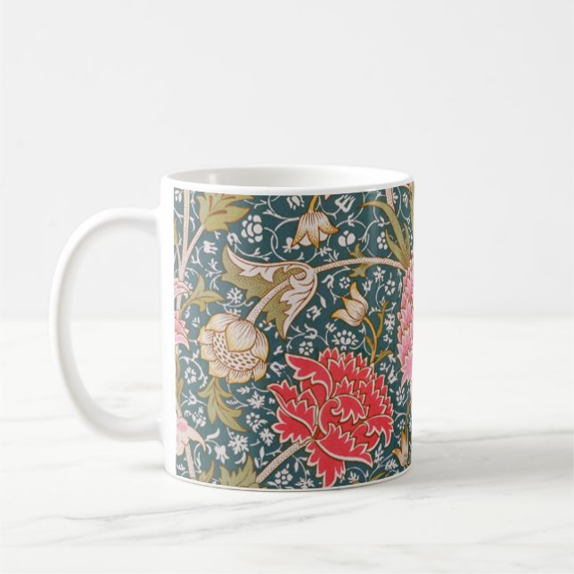 Mug Cray - Art nouveau floral print by William Morris (Gauche)