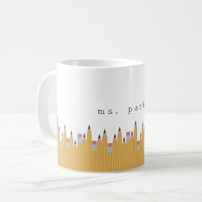Mug Crayons personnalisés (Devant gauche)