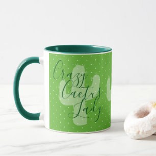 Mug Crazy Cactus Lady Cute Cactus